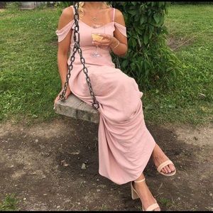 Blush Maxi Dress- size 10